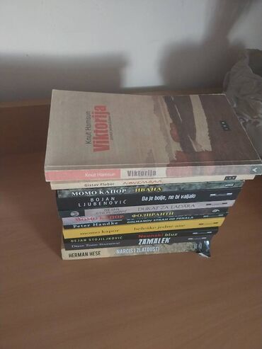Knjige i stripovi: Prodajem 11 pažljivo čuvanih knjiga domaćih i stranih autora - — 2