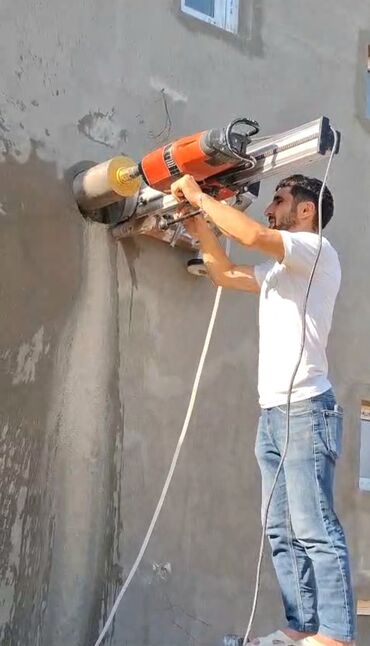 Beton işləri: Beton kesimi Beton kesen deşen hilti karotla mişar kesenle Beton — 2