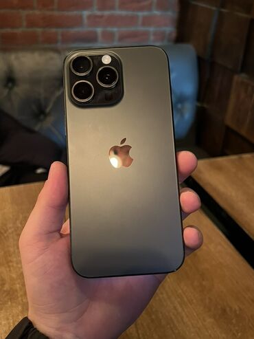 Apple iPhone: IPhone 16 Pro Max, Б/у, 1 ТБ, Space Gray, Защитное стекло, 93 % — 1