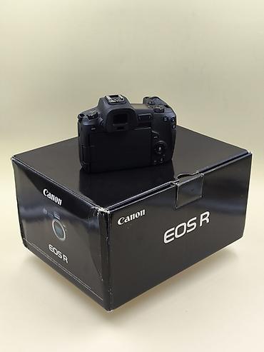 Fotokameralar: Canon EOS R gövdə (RF bayonet) cəmi 2K probeg (1300 foto). ətraflı — 2