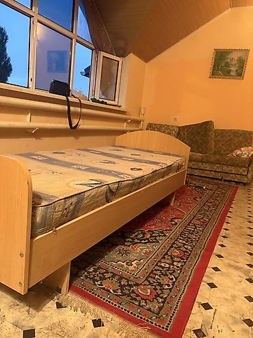 Ремонт и строительство: Односпальная кровать с матрасом. - Размер спального места — 1