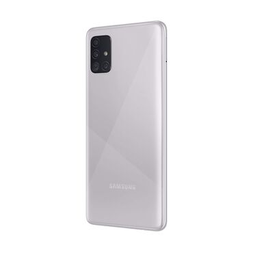 м тех 2: Samsung Galaxy A51, Б/у, 128 ГБ, цвет - Серебристый, 2 SIM