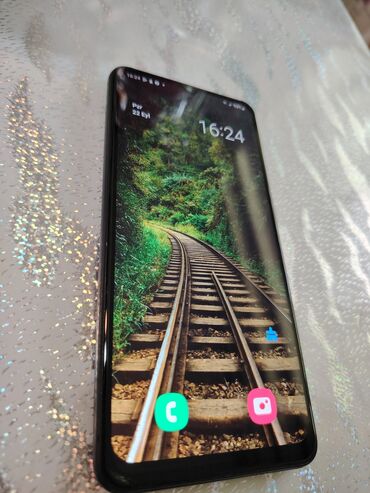 barter telefonlar: Samsung Galaxy A12, 64 ГБ, цвет - Черный, Сенсорный, Отпечаток пальца, Две SIM карты