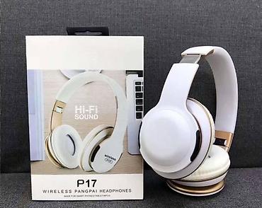 second hand mobile price: Bluetooth bežične slušalice p17 bele. bluetooth bežične slušalice p17 — 1