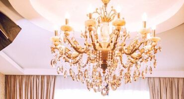 Искусственные цветы: Люстра, 10 и более ламп