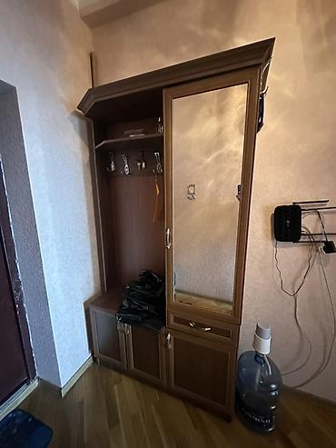 Dəhliz üçün çoxfunksiyalı giriş mebeli - Material: taxta teksturalı