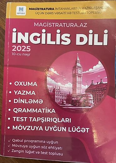 Книги и журналы: Məhsul: Magistratura.az hazırlıq kitabları dəsti – 2025 buraxılışları — 3