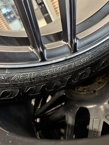 шина к5: Комплект колес для Mercedes-Benz (реплика AMG), черные матовые — 3