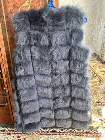 мужской маструбатор: Меховой жилет из натурального меха песец цвет графит. Описание: -