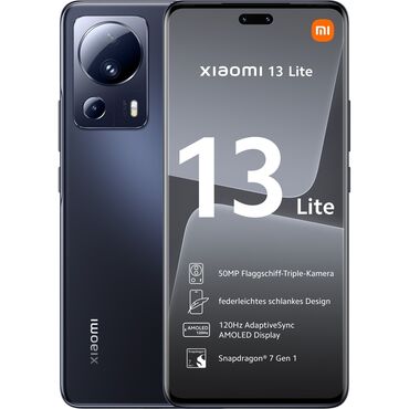 телефон флай фс 454 нимбус 8: Xiaomi 13 Lite, 256 ГБ, цвет - Черный, 
 Гарантия, Сенсорный, Отпечаток пальца