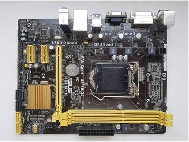 материнская плата h81: Материнская плата, Б/у, Asus, LGA1150, Micro-ATX, Для ПК