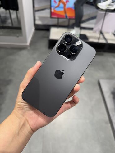 вип ош номер телефона: IPhone 15 Pro, Колдонулган, 256 ГБ, Black Titanium, Заряддоочу түзүлүш, 91 %