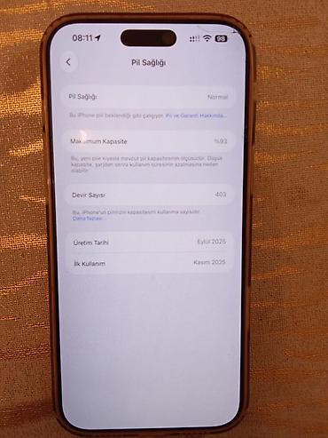 iphone 7s plus: IPhone 17 Pro Max, 256 GB, Narıncı, Zəmanət, Simsiz şarj, Face ID — 2
