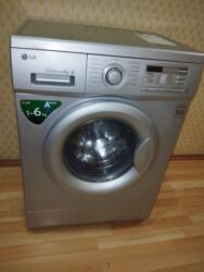 7 ci nesil ipad: Стиральная машина LG, 6 кг, Б/у, Автомат, Без сушки, Нет кредита, Самовывоз