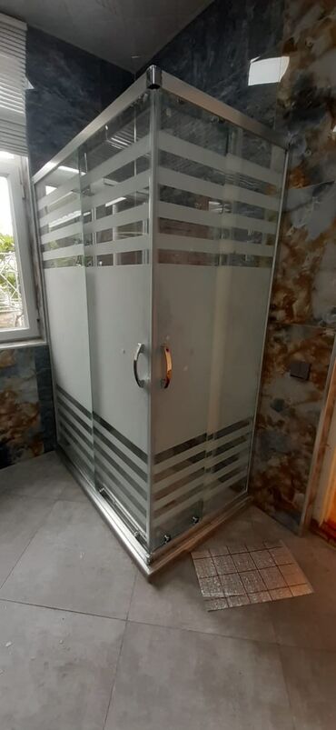 duş kabinka: Butun duş kabinler her iki profilde movcuddur(nerj,aluminium)