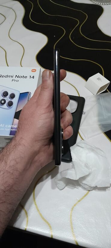 Redmi: Redmi Note 14 Pro, 512 GB, rəng - Qara, Sensor — 5