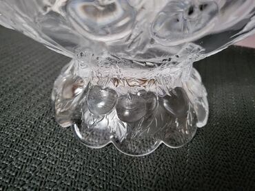 Činije: Cinija za voce za na sto,pun rad iz 70ih.god. Cinija za voce,sa mat — 12