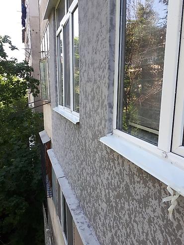 Утепление: Утепление балкон. ПОКРАСКА СТЕН. Установка козырьков. Установка — 6