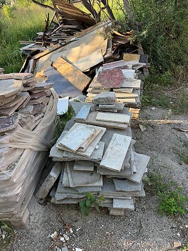 Отдам даром: Тротуарная плитка (разборка), разные формы и размеры… Описание: - — 13
