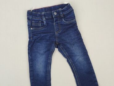 mohito kombinezon jeansowy: Denim pants, Baby club, 12-18 months, condition - Very good