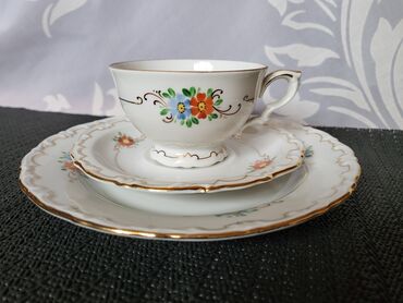 Kuhinjski setovi: Set Margareta L M Nemacka 1950g+. Set rucno oslikan,perfektno — 9