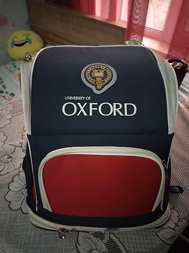 məktəb çanta: University of Oxford məktəb çantası - Rənglər: tünd göy, qırmızı və — 2
