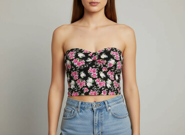 czarne dopasowana bluzki: Women`s top, size S