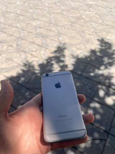 Apple iPhone: IPhone 6, Б/у, 64 ГБ, Серебристый, 79 %