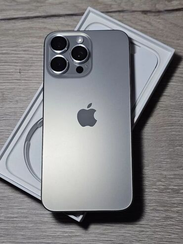 купить айфон 13 про бишкек: IPhone 15 Pro Max, Б/у, 1 ТБ, Natural Titanium, Защитное стекло, Чехол, Коробка, 88 %