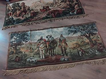divar asilqan: Divar üçün dekorativ gobelenlər – 2 ədəd komplekt - Üslub: klassik — 3