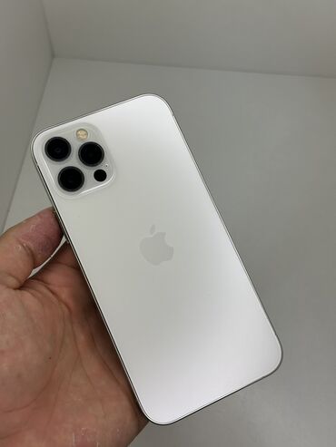 телефон айфон буу: IPhone 12 Pro, Б/у, 256 ГБ, Matte Silver, 84 %