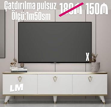 tumbucqa: Yeni, Düz TV altlığı, Polkalı, Laminat — 3