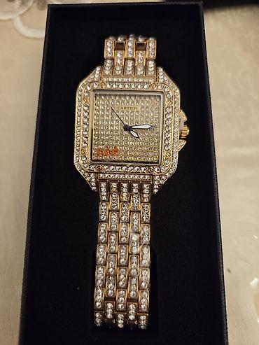 cartier azerbaijan: Cartier tərzində zərif qadın qol saatı - Korpus: qızılı tonlarda — 7