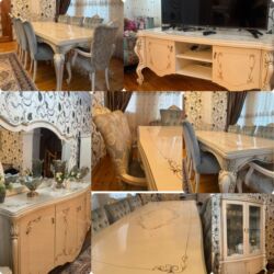 Qonaq otağı dəstləri: İşlənmiş, Komod, Masa və oturacaqlar, TV altlığı