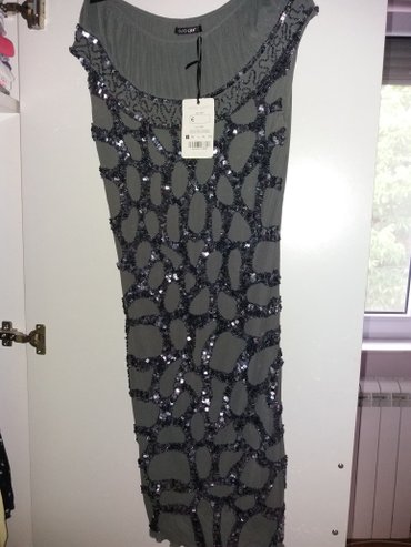 haljina s perjem: S (EU 36), color - Black, Cocktail, With the straps
