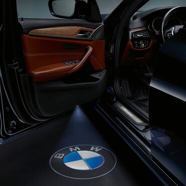 bmw 5 купить бу: BMW E60 modelləri üçün ön qapı altı loqo işıqları, yenidir, heç