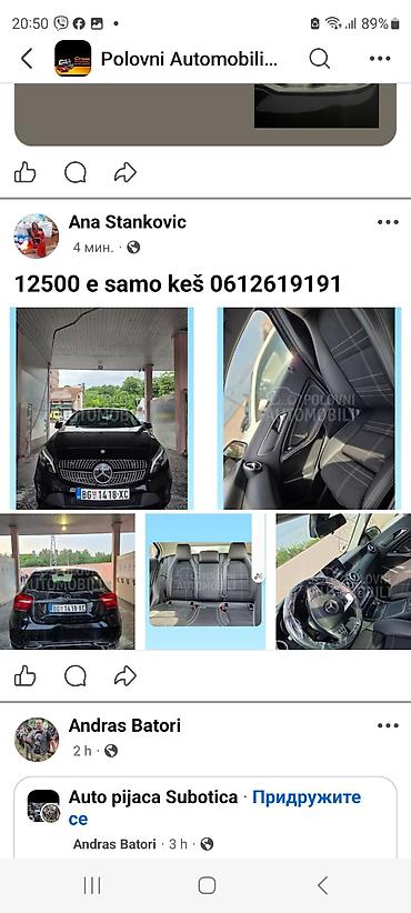bmw 320i: Mercedes‑Benz A‑Class, crna spoljašnjost i crna unutrašnjost sa — 5