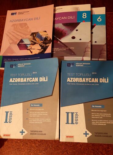 Kitablar, jurnallar, CD, DVD: Abituriyent kitabları yaxşı vəziyyətdədir üz qabığı əzik görünə bilər