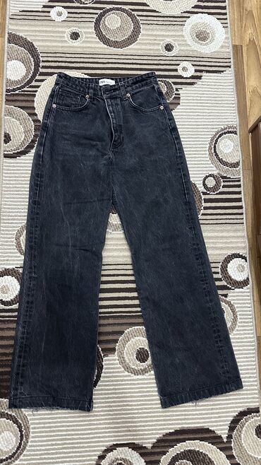 джинсы guess: Джинсы, Трубы, Zara, Турция, Высокая талия, M (EU 38)