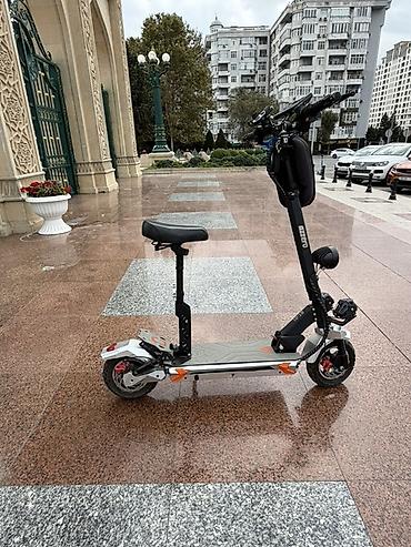 samokat baki: Elektrik skuter – oturacaqlı, güclü və komfortlu şəhər nəqliyyatı — 2