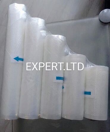 Paketləmə aparatları: Avropa standartı olan,vakuum paketləri satılır.Bir üzü hamar,bir üzü — 10