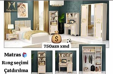 genc otaq: Genç otağı mebeli rəng seçimi var — 1