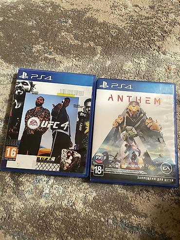 pc case: Набор игр для PlayStation 4: **EA Sports UFC 4** и **Anthem** — 1