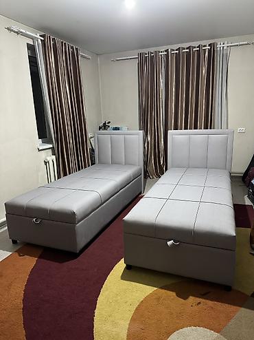 Односпальные кровати: Кровать Односпальные кровати высокого качество паралон Россия ткань — 5