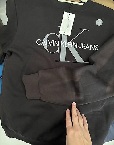 вещи на вес: Мужская толстовка, M, Calvin Klein, Новый, цвет - Черный — 2