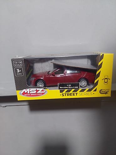 MSZ Street Series metal oyuncaq avtomobil – Mercedes‑Benz S600 (miqyas