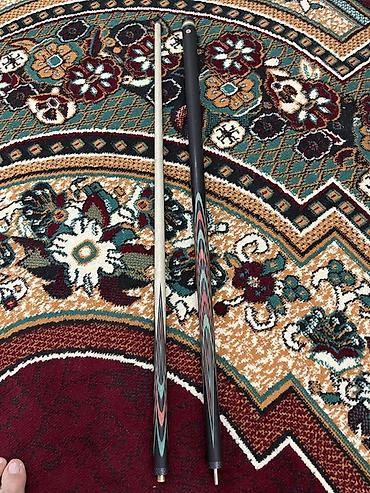 кормовые сверчки: Бильярдный кий разборный (2 части) - Тип: классический кий для — 1