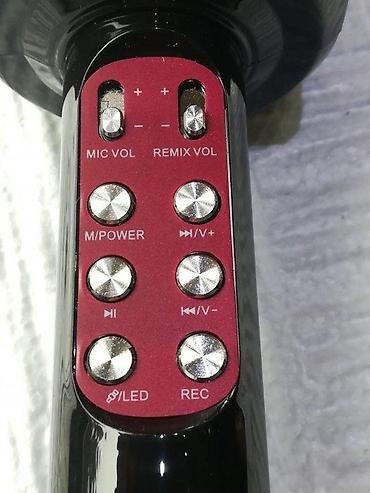 medion gramofon: Bežični karaoke mikrofon sa zvučnicima i LED osvetljenjem – model — 2