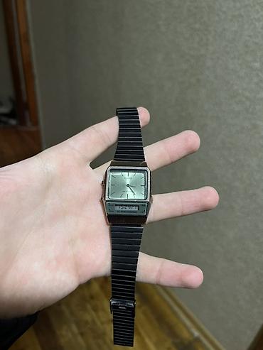 maqnit qolbaqlar: Casio hibrid qol saatı – analoq və rəqəmsal displeyin kombinasiyası — 1
