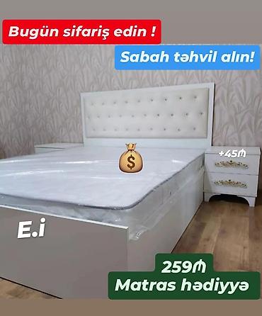 taxt desdi: Yeni, İkinəfərlik çarpayı, Matras ilə — 1
